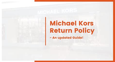 return policy michael kors outlet|michael kors return policy 2020.